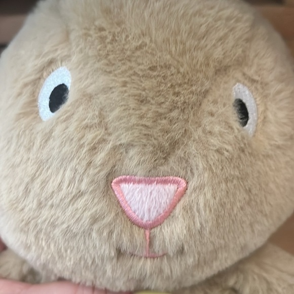 “Make Believe Ideas” Plush Bunny Rabbit Tan Sewn On Face Soft - Picture 2 of 7
